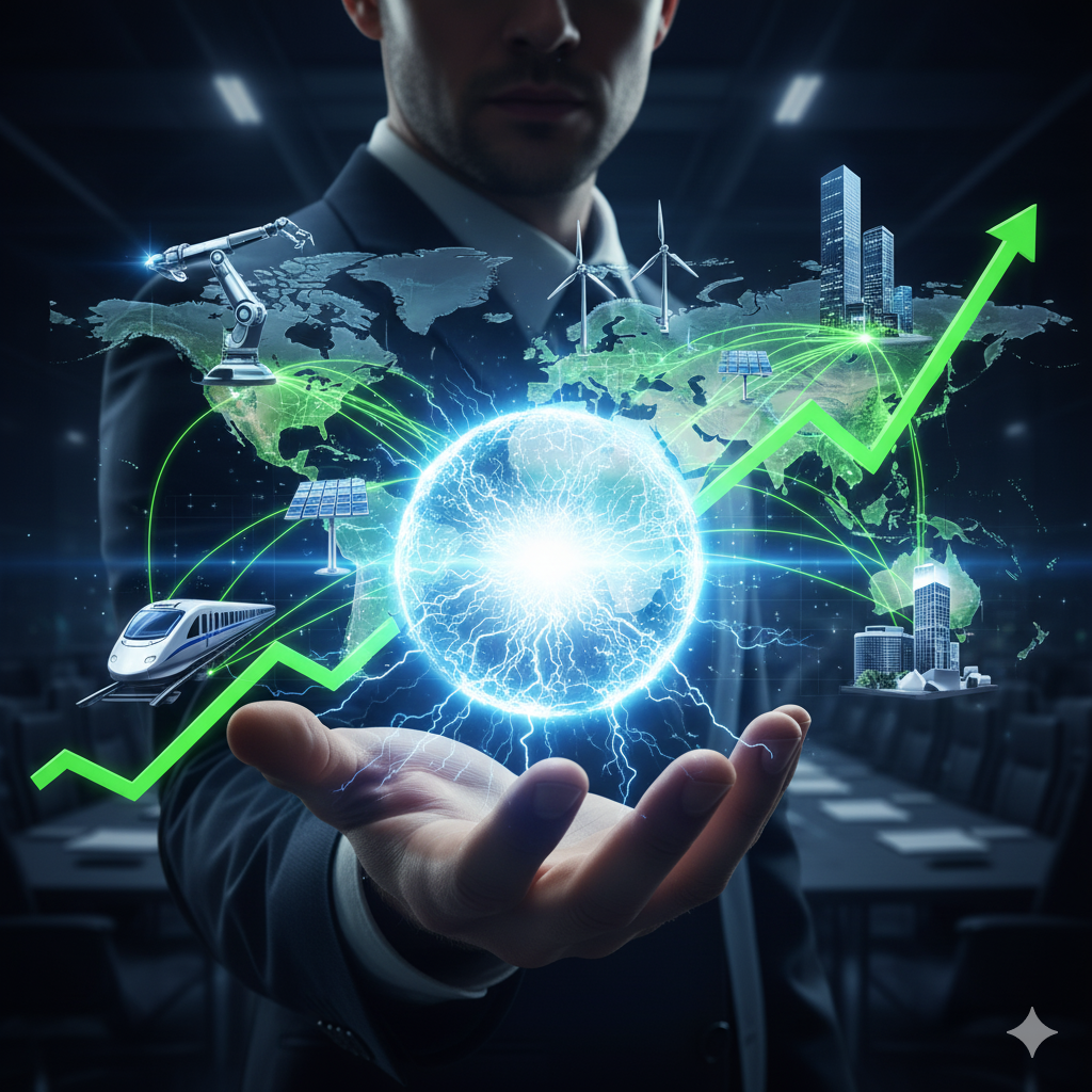 電力=全球未來的關鍵物資，決定經濟動能與產業競爭的新核心